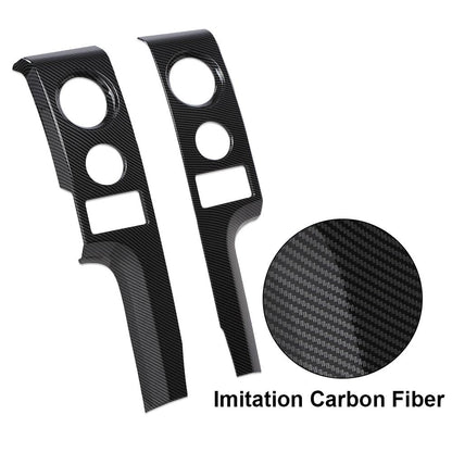 G-PLUS Center Console Dashboard Panel Cover Trim Bezels Compatible with Ford F150 2009-2014 Black Carbon Fiber