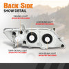 G-PLUS Headlight Assembly Front Headlamp Left Side Compatible with Toyota Camry Sedan 4-Door 2010-2011 TO2503195, TO2503195, 81150-06520, 81110-06520, 8111006500, TO2503191, 8115006500 White