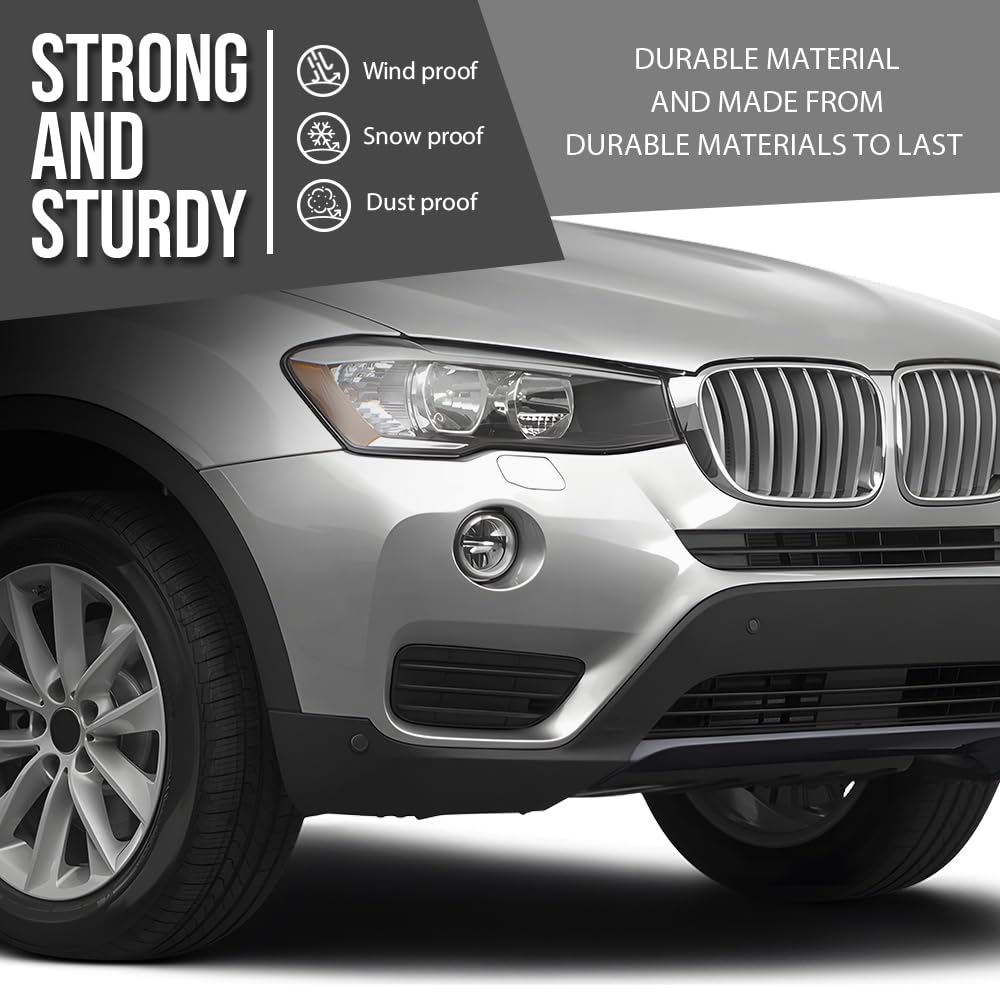 G-PLUS Headlight Lens Cover Compatible with BMW X3 F25 2014-2017 Left & Right Pair Front Headlamp Lens Cover Clear