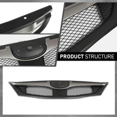 G-PLUS Front Bumper Grille Assembly for Subaru Impreza WRX STI 2008-2010 ABS Product Image