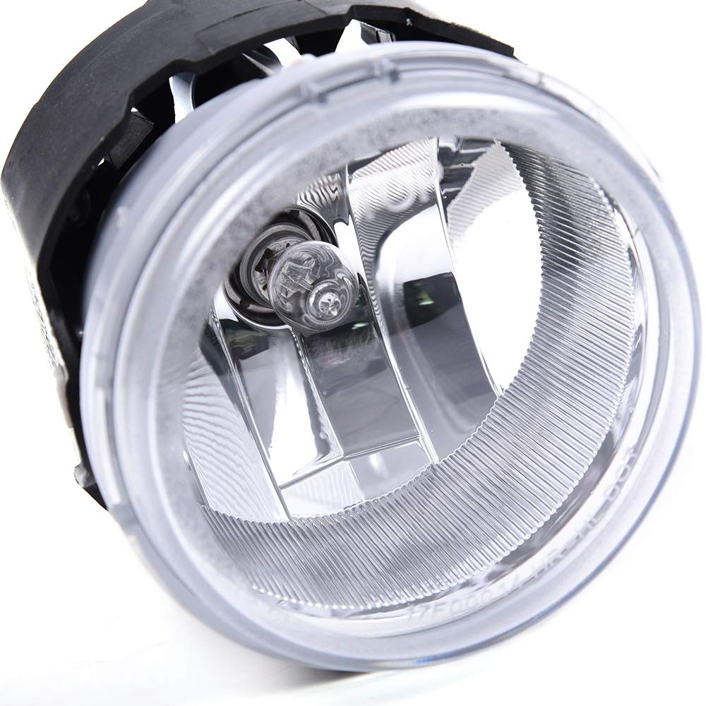G-PLUS Compatible with Dodge Grand Caravan 2011-2017 Clear Bumper Fog Light Kits Driving Lamps Driver And Passenger Side Waterproof 5182022AA CH2592146