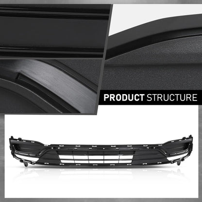 G-PLUS Front Lower Bumper Face Bar Grille, Compatible with Lincoln MKX 2016-2018, FA1Z17B968AA, A0456A0005