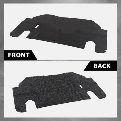 G-PLUS Engine Hood Insulation Pad Black with Clip, Compatible with 1993-1997 Ford Ranger