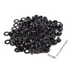 G-PLUS Universal Fender Flare Hardware Kit Pocket/Rivet Style Fender Flares Screw/Bolt Hardware Kit Set Black