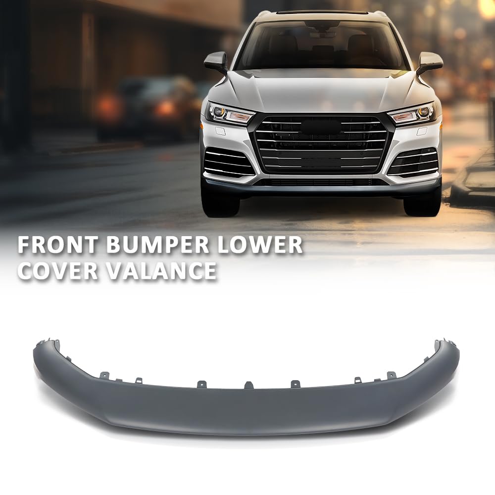 G-PLUS Front Bumper Lower Cover Valance, Compatible with Audi SQ5 Q5 Base Progressiv 2018-2020, 80A807061BGRU, 80A-807-061-B-GRU