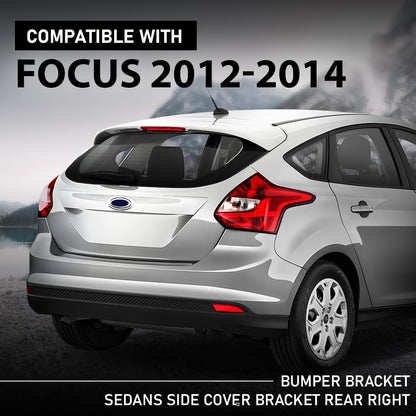 G-PLUS Rear Right Bumper Bracket, Compatible with Ford Focus S/SE/Titanium 2012-2014, Fit Focus SEL 2012, Passenger Side, CP9Z17D948C, FO1143116