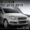 G-PLUS Front Right Fog Light Grill Cover, Compatible with Audi Q7 2010-2015, Passenger Side, AU1039111, 4L0807490A