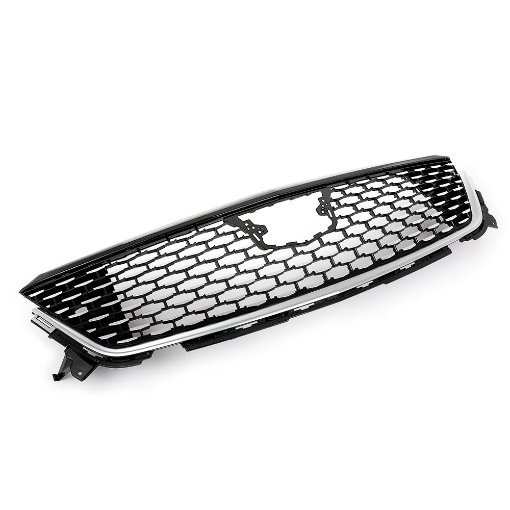 G-PLUS Front Bumper Grille Grill Compatible with Cadillac CT4 2020-2023 84880982, 85104936 Chrome Black