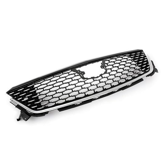 G-PLUS Front Bumper Grille Grill Compatible with Cadillac CT4 2020-2023 84880982, 85104936 Chrome Black