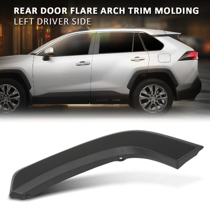 G-PLUS Rear Left Fender Flare Compatible with Toyota RAV4 2019 2020 2021 2022 2023 2024 LH Side Wheel Arch Trim Molding 75062-42010