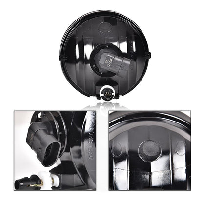 G-PLUS Front Bumper Fog Lights Assembly Compatible with Toyota Tacoma 2005 2006 2007 2008 2009 2010 2011 Left & Right Smoky Lens Chrome Housing