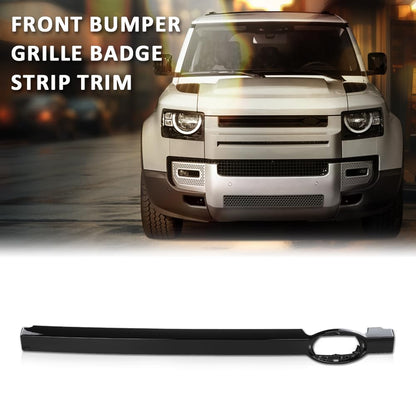 G-PLUS Front Bumper Grille Badge Strip Trim Compatible with Land Rover Defender 90 110 130 2020-2024 LR134880, L8B28L001, L8B28L001A