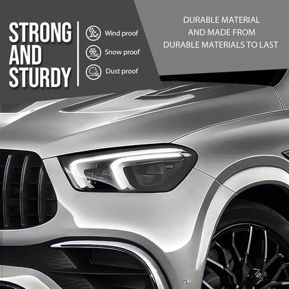 G-PLUS Headlight Lens Cover Compatible with Benz GLC Class W253 X253 2019 2020 2021 2022 Left & Right Front Headlamp Lens Cover Clear