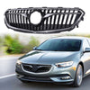 G-PLUS Front Bumper Grille Upper Black/Chrome Compatible with 2018-2020 Buick Regal TourX 39119344
