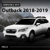 G-PLUS Front Replacement Grille Grill Chrome Compatible with Subaru Outback 2018-2019 91121AL16B, SU1200173
