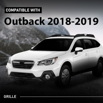 G-PLUS Front Replacement Grille Grill Chrome Compatible with Subaru Outback 2018-2019 91121AL16B, SU1200173