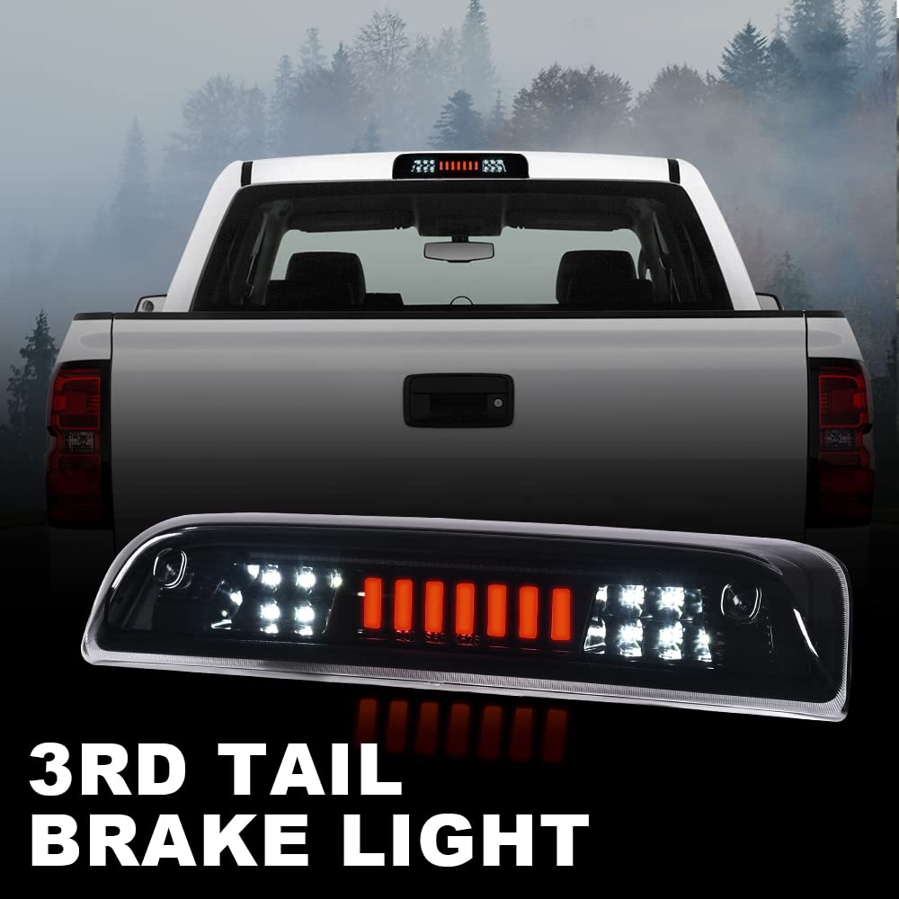 G-PLUS LED Center High Mount Stop Light Compatible with 2015-2020 GMC Sierra/Chevy Silverado 2500HD 3500HD,Fit Chevy Silverado 1500 2014-2020 23509162 20979071