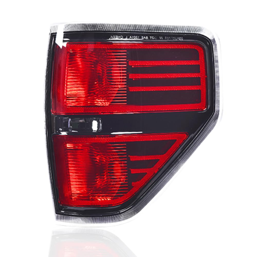 G-PLUS Pickup Rear Right Tail Light Fit 2009-2014 Ford F150 2/4 Door (Not Fit Flareside Models,Not Fit Ogriginal Model with LED Tail Lamp) Brake Lamps luces traseras, faros traserosAssembly