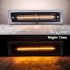 G-PLUS LED Smoke Lens Amber Front Side Marker Light Lamp Compatible with Chevy C10 C20 C30 GMC 1981-1991 GM2550115, GM2551107