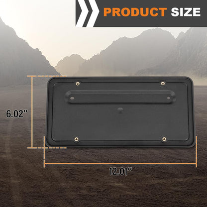 G-PLUS License Plate Bracket Frame Tag Holder Mounting Compatible with Tesla Model 3 Y 2021-2023 1096844-00-B, 109684400B Black