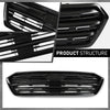 G-PLUS Front Bumper Grill Grille Compatible with Subaru Outback 2015-2017 Glossy Black 91121AL05A
