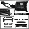 G-PLUS Front Rear Bumper Cover Guard Skid Lip Kit Compatible with Rover Defender 90 110 130 2020 2021 2022 2023 2024, Black