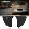 G-PLUS Engine Splash Shield Driver and Passenger Side Compatible with BMW 525i/530i Base 2004-2007,Fit BMW 545i 2004-2005,Fit BMW 525xi/530xi/550i/M5 Base 2006-2007 51717033754 51717033753