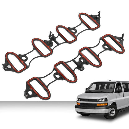 G-PLUS Intake Manifold Gasket Set Compatible with Chevy Silverado 1500 1999-2013/Silverado 2500 1999-2006,Fit GMC Sierra 1500 1999-2013/Sierra 2500 1999-2006