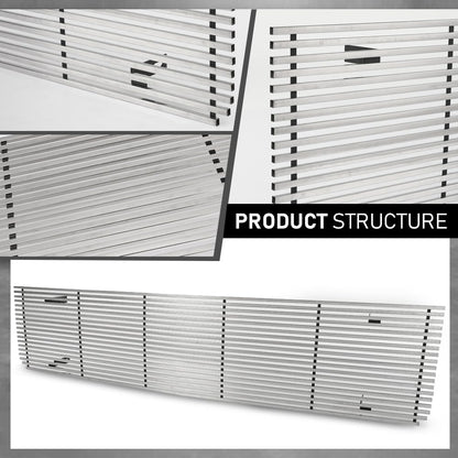 G-PLUS Main Stainless Steel Chrome Billet Grille Grill Compatible with Chevy Blazer C/K Pickup Suburban 1973-1980, Compatible with GMC C/K Pickup Suburban 1973-1980