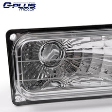 G-PLUS Headlights for GMC C/K 1500 2500 Sierra Yukon Suburban 1994-1998 Side View