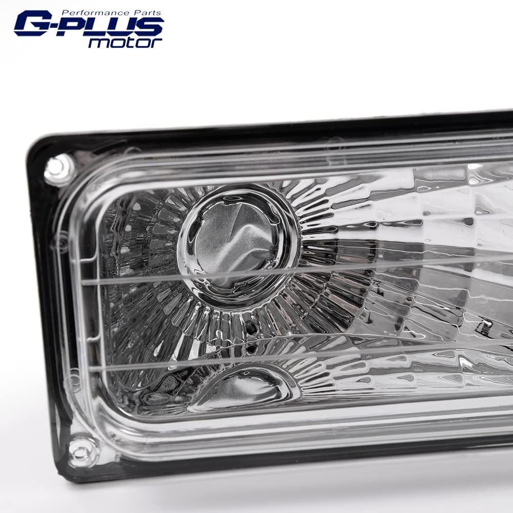 G-PLUS Headlights Fit GMC C/K 1500 2500 Sierra Yukon Suburban 1994 1995 1996 1997 1998 Bumper Headlamps,faros delanteros Assembly