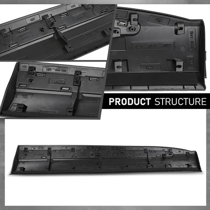 G-PLUS Front Left Lower Door Moulding Chrome Trim, Compatible with Ford Explorer 2020-2023, Driver Side