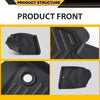 TPE Cargo Liners Compatible with Honda Pilot 2023 2024 2025 4PCS All Weather 1st & 2nd & 3rd Row Floor Liners Interior Accessories Cargo Liner