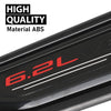 G-PLUS Fender Vent Emblem Kit Compatible with GMC Sierra 1500 6.2L 2019-2024/Fit for 6.2L 1500 Model Trucks Only 85160723 86532094