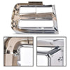G-PLUS Front Headlight Headlamp Bezel Trim Chrome Surround Pair Compatible with Chevy G10 G20(submodel: Beauville, Chevy Van, Sportvan) 1992-1995/Fit Chevy G30 1992-1996 Headlight Bezel Silver