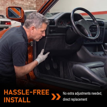 G-PLUS Under Dash Cover Trim Panel Compatible with BMW E30 M3 1983-1991 Black
