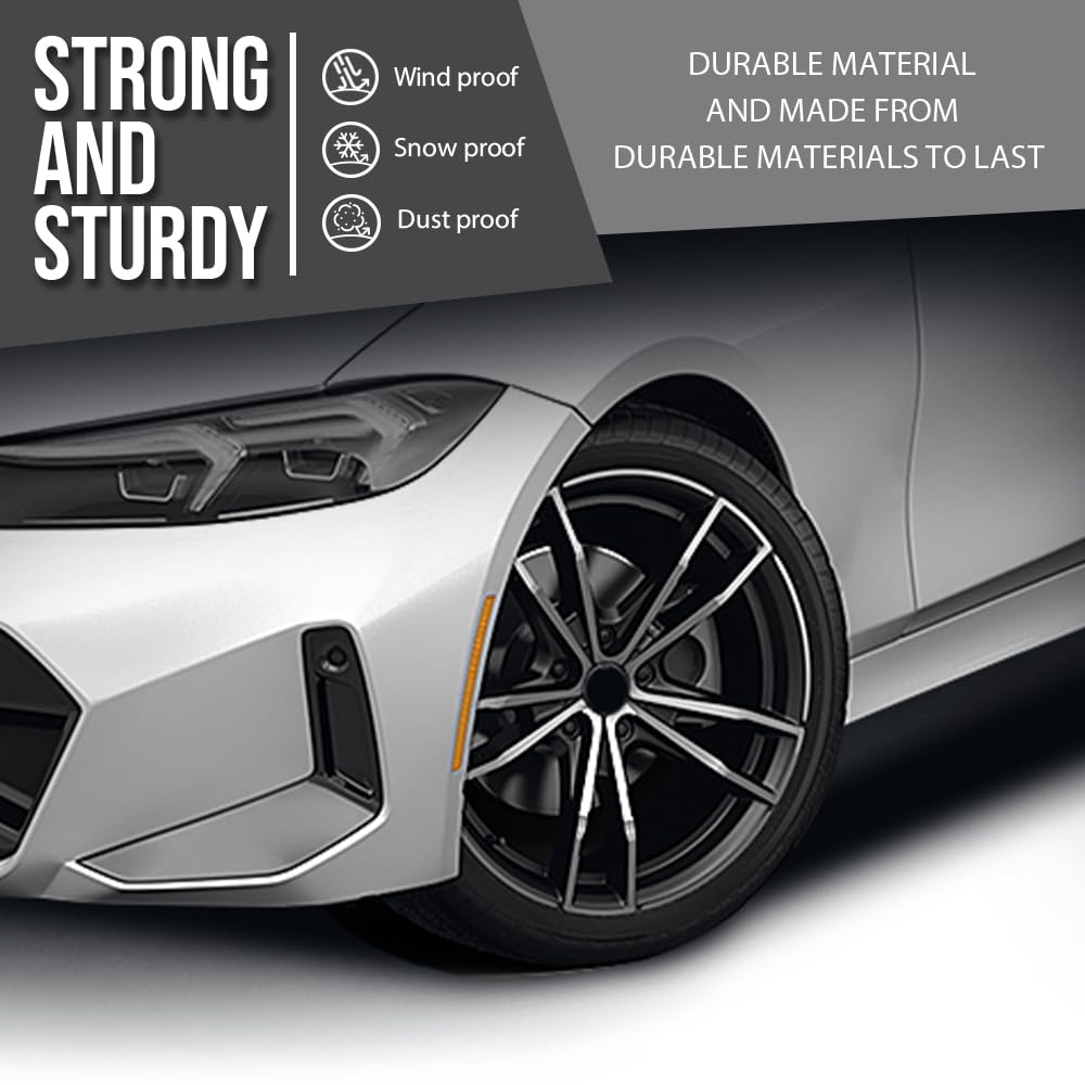 G-PLUS Front Driver Forward Fender Liner Compatible with BMW 330e Base 2021 2022 2023 2024 51717315729, BM1248161 Black