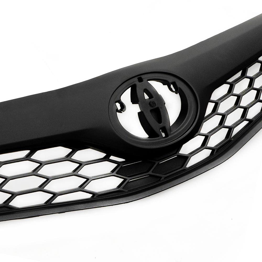 G-PLUS Front Upper Bumper Hood Grill Grille Assembly Compatible with Toyota Camry SE XSE Sedan 4-Door 2012 2013 2014 5310106340C0, TO1200354