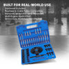G-PLUS Harmonic Balancer Puller Removal & Install Tool Set Flywheel Crankshaft Kit 45 Steel Black
