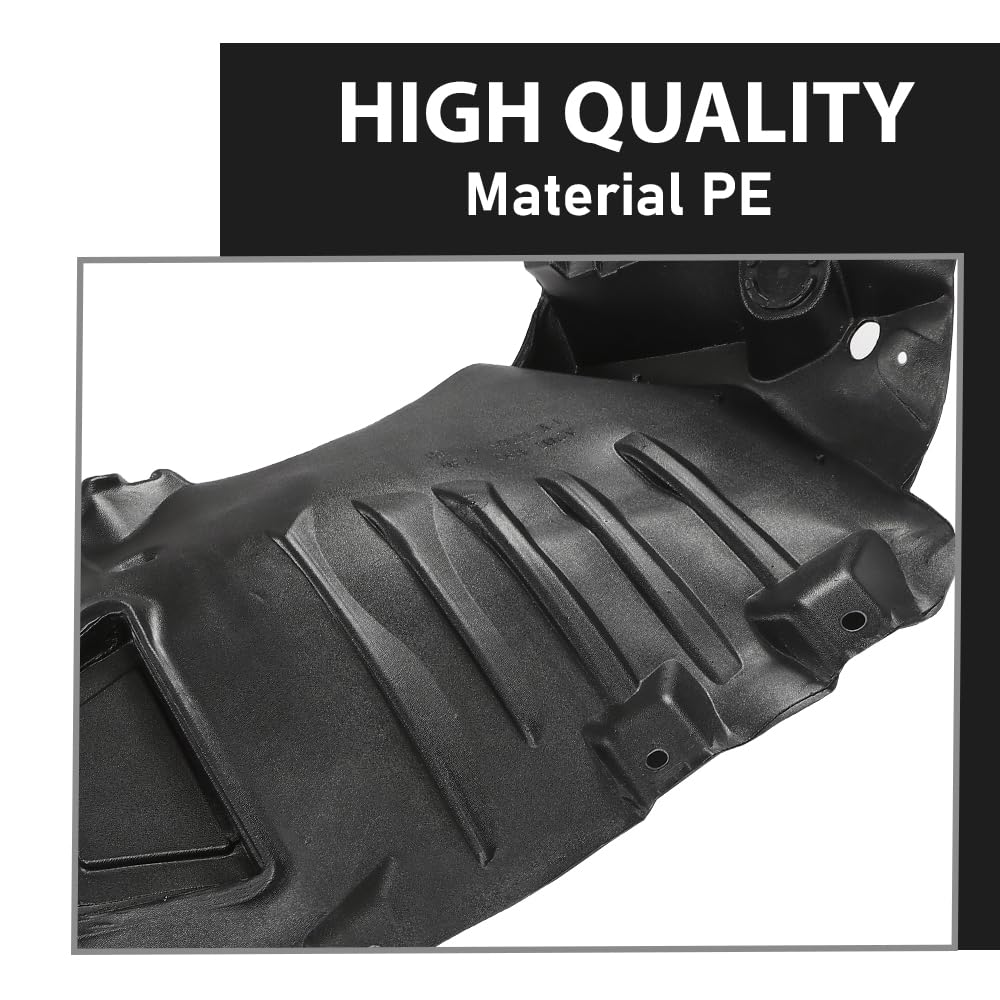 G-PLUS Fender Liner Front Right Side Compatible with Benz E350 E550 Base 4Matic 2-Door Coupe Convertible 2010-2013 2076901730