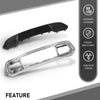 G-PLUS Front Lower Grille & Bumper Grill Bezel Chrome Compatible with Jeep Grand Cherokee 2017-2022 5ZM53SZ0AA