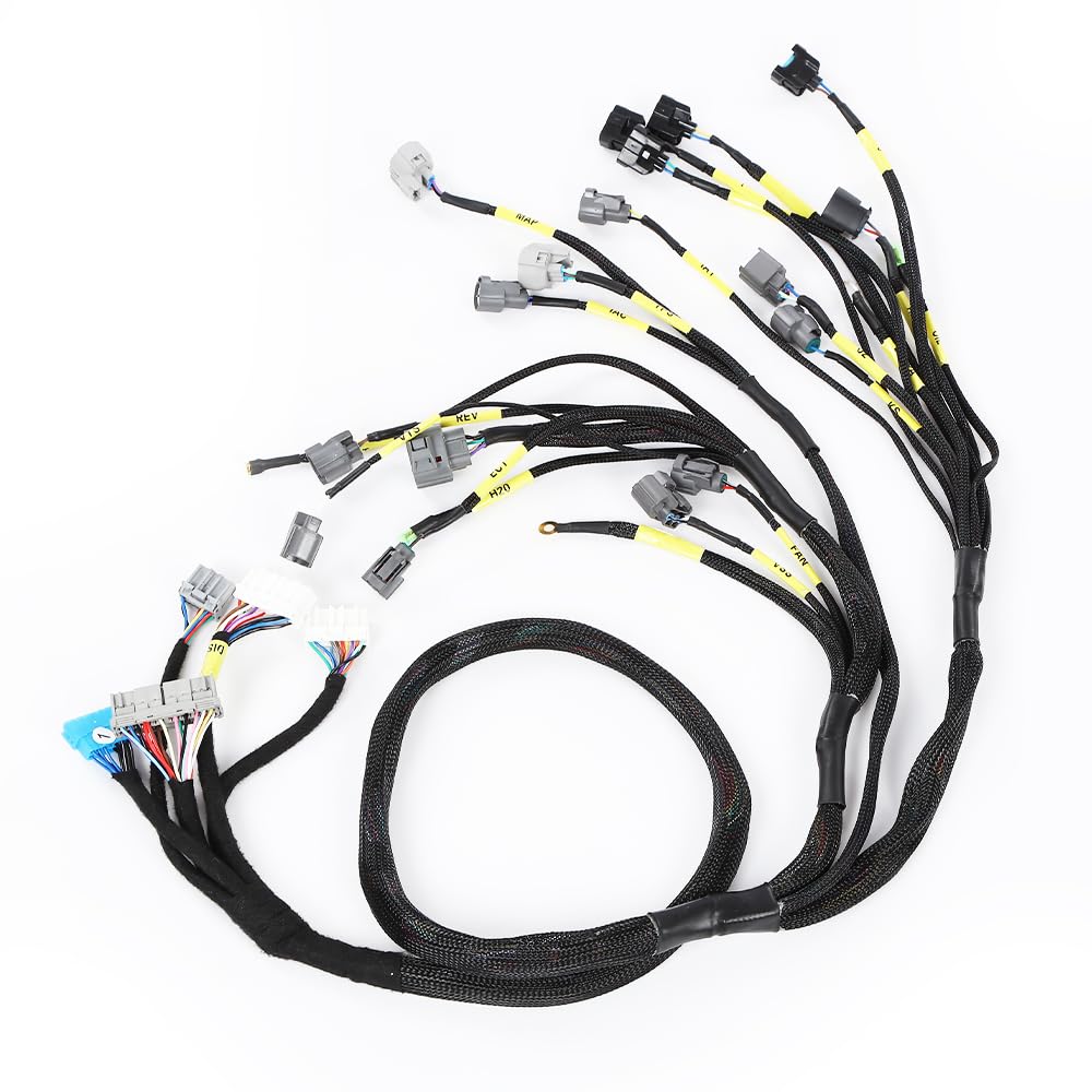 G-PLUS Engine Wiring Harness Compatible with Honda Civic Integra B16 B18 D16 OBD2 AP03 CNCH-OBD2-1