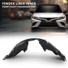G-PLUS Fender Liner for Toyota Camry 2018-2020 Front Right Black Side View
