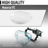 G-PLUS Headlight Lens Cover Compatible with Benz W251 R350 R500 2006-2010 Left & Right Pair Front Headlamp Lens Cover Clear