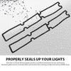 G-PLUS Pair Tail Lamp Gaskets Fit 1970 1971 1972 Buick Skylark, GS, GSX Tail Light Lens