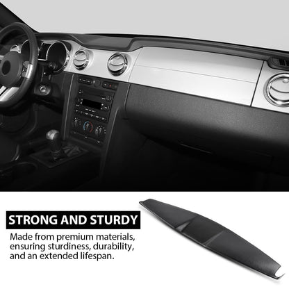 G-PLUS Dash Cover Compatible with Ford Mustang Base Model 2005-2009 12-509LL-BLK Black