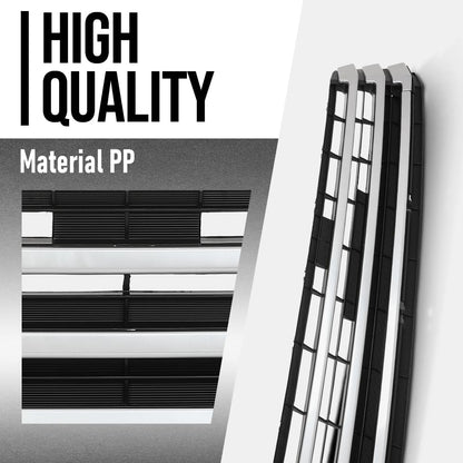 G-PLUS Front Bumper Grille Compatible with Toyota Highlander 2017 2018 2019,Fit Models Without Around View Monitor 531020E070, TO1036173 Primed Black