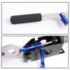 G-PLUS Hydraulic Handbrake Universal Ebrake Fit for Drift Track Rally Racing Emergency Parking E-Brake Adjustable Pre-Load & Pin Locations Vertical Horizontal with Anti-Slip Sponge Handle Blue
