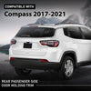 G-PLUS Door Molding and Beltlines Rear Passenger Compatible with Jeep Compass 2017-2024 5UP26RXFAB, CH1505111