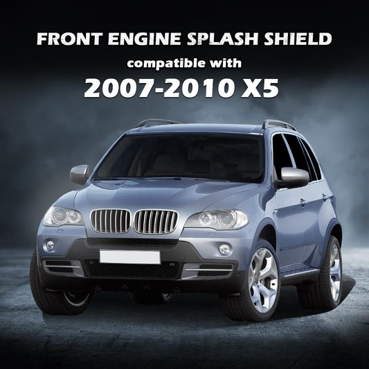 G-PLUS Front Engine Splash Shield Compatible with BMW X5 3.0si 4.8i 2007-2008/Fit BMW X5 xDrive30i xDrive48i 2009-2010 51757158385 BM1228151